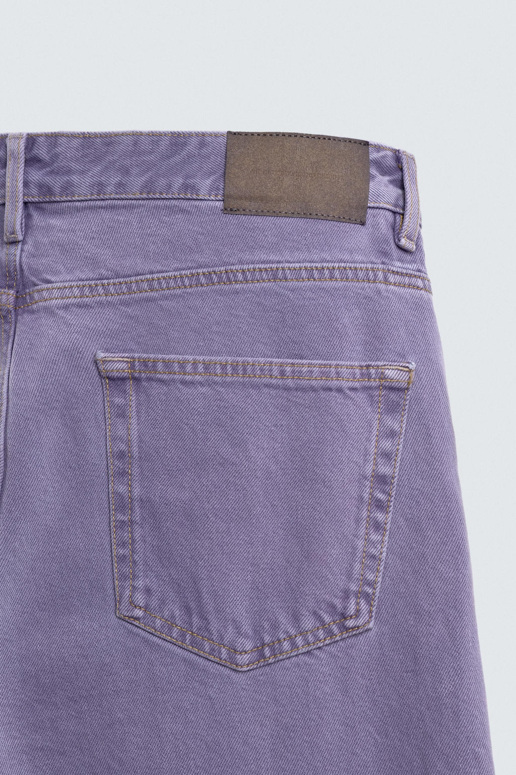 JEANS STRAIGHT FIT COLOR LAVADO / Morado - Zara фото 10