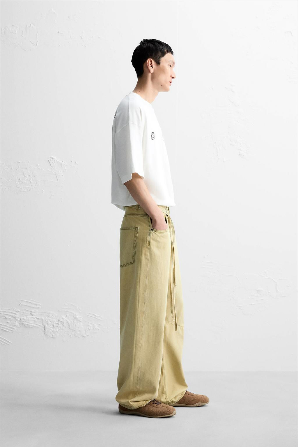 CONTRAST PRINTED T-SHIRT - Zara фото 4