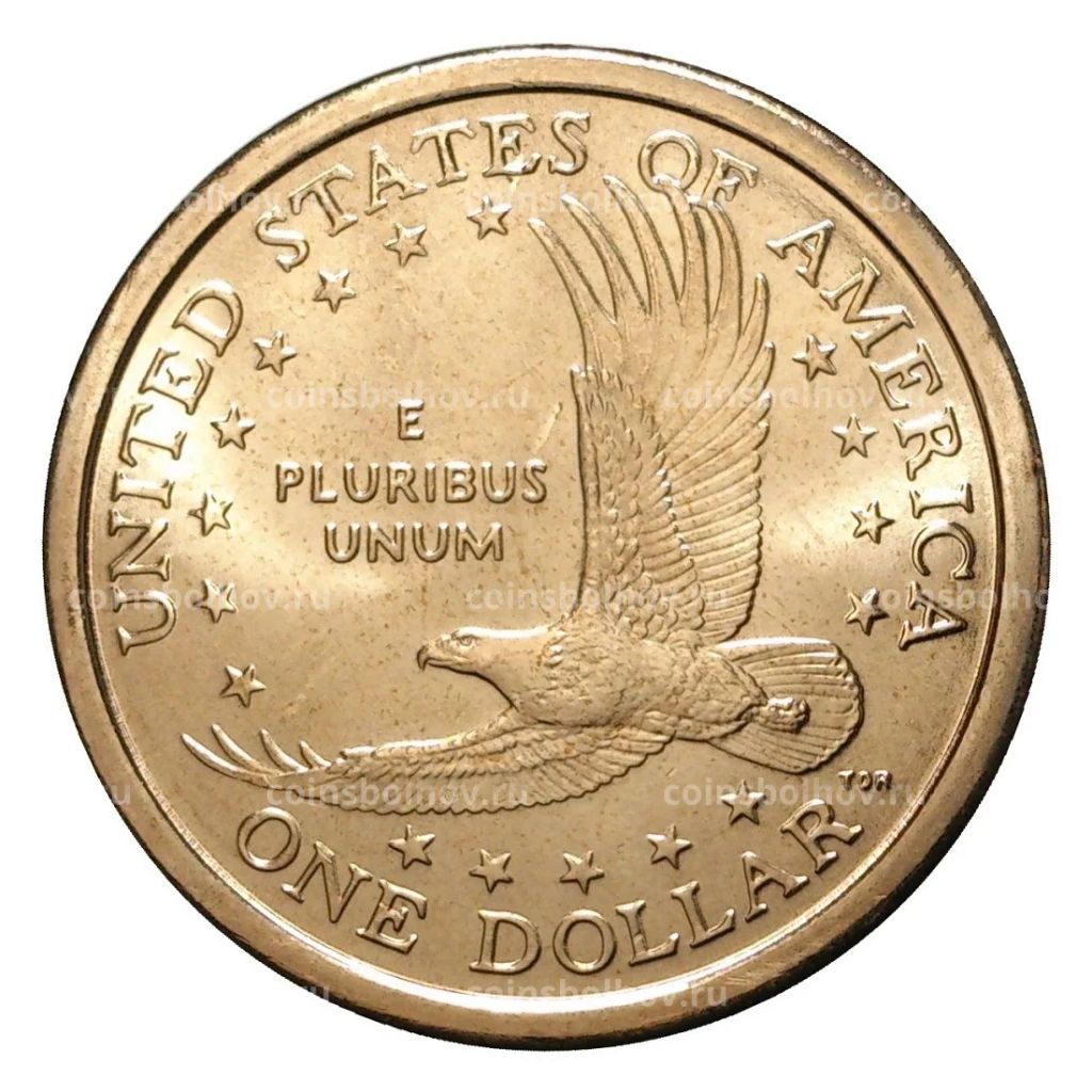 1 доллар 2000 года Сакагавея Парящий Орёл D