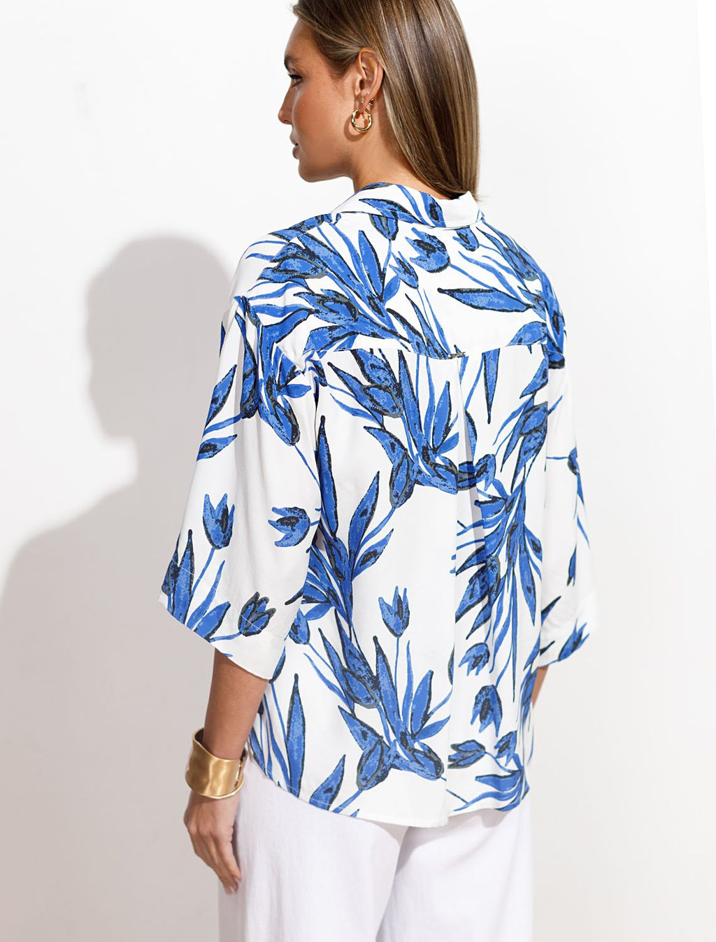 VILATTE / Блузка из вискозы с лиоцеллом  фото 8