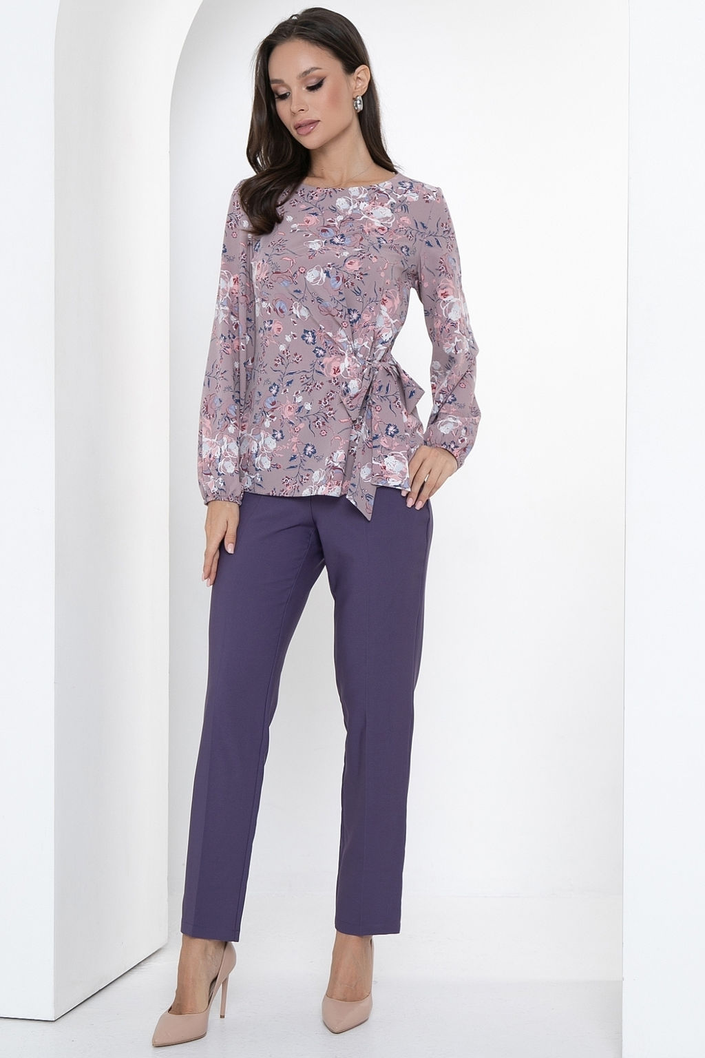 Блуза Миа (пудра) - Diolche фото 6