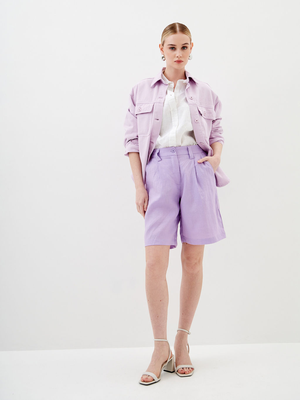 Женские льняные Шорты - Mossmore фото 66