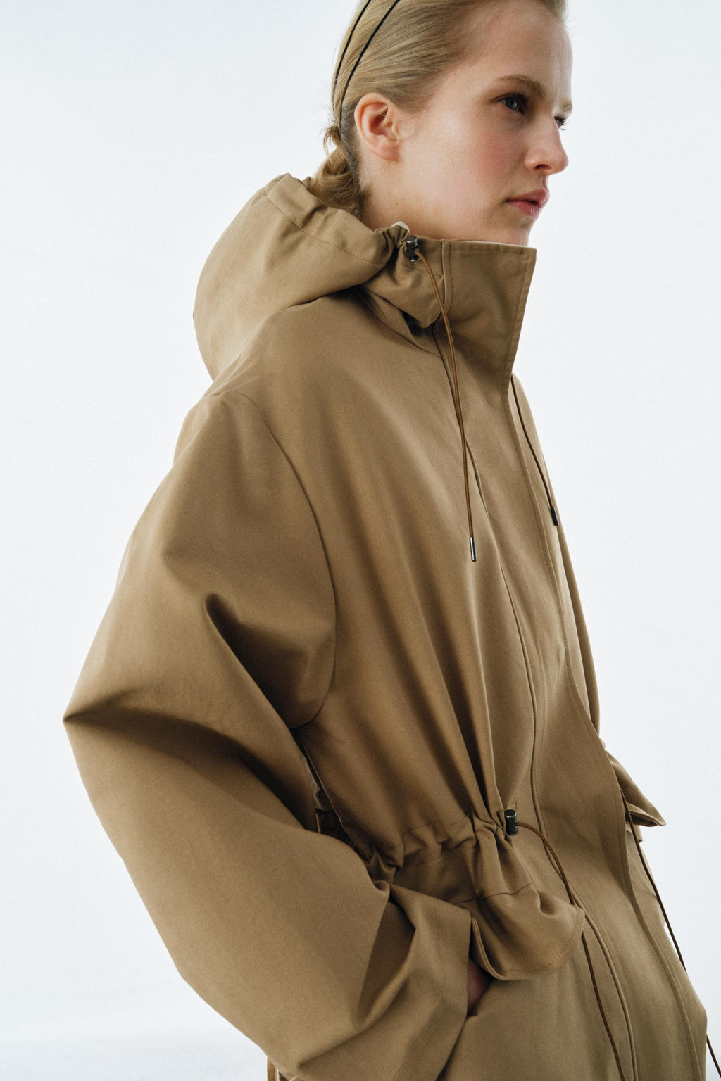 PARKA COMBINADA ZW COLLECTION / Beige - Zara фото 8