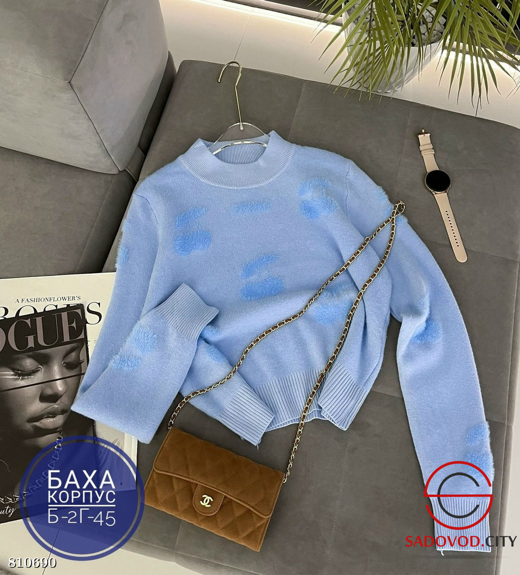 Свитер женский с принтом - Bruno фото 7