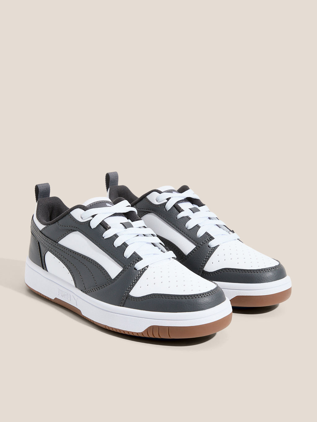 Детские кеды PUMA Puma Rebound V6 Lo Jr Артикул 4587267, темно-серый