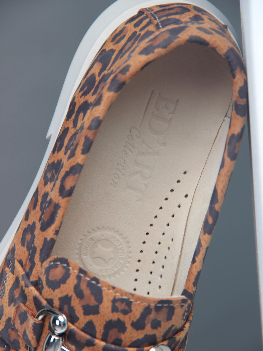 Лоферы туфли EDART 172.1841 be. коричневый леопард  фото 9