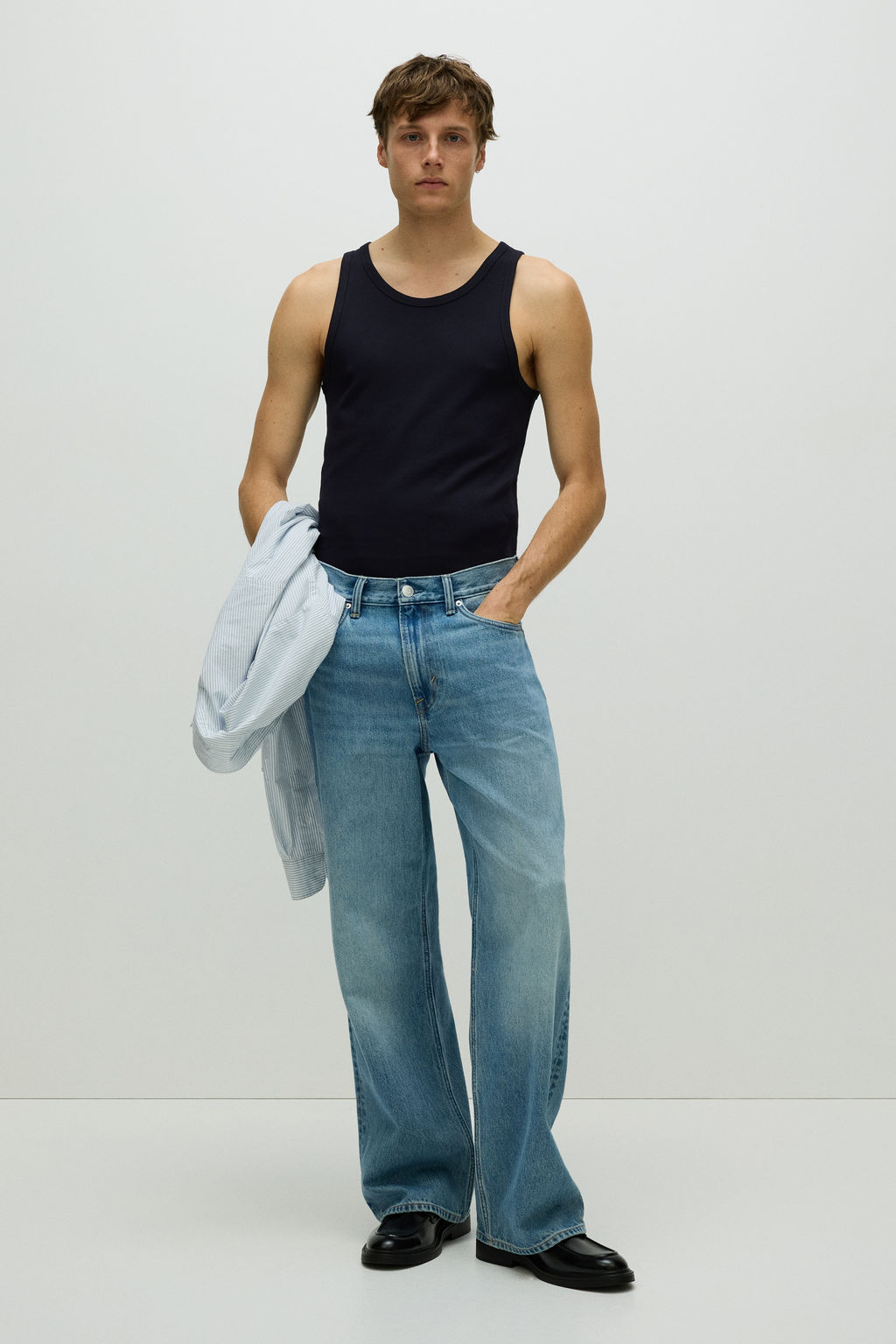Camiseta sin mangas en canal? Slim Fit - H&m фото 4