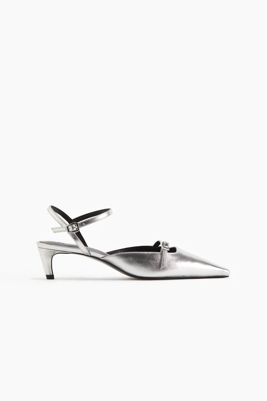 Sandalias de tac?n con puntera fina - H&m фото 2