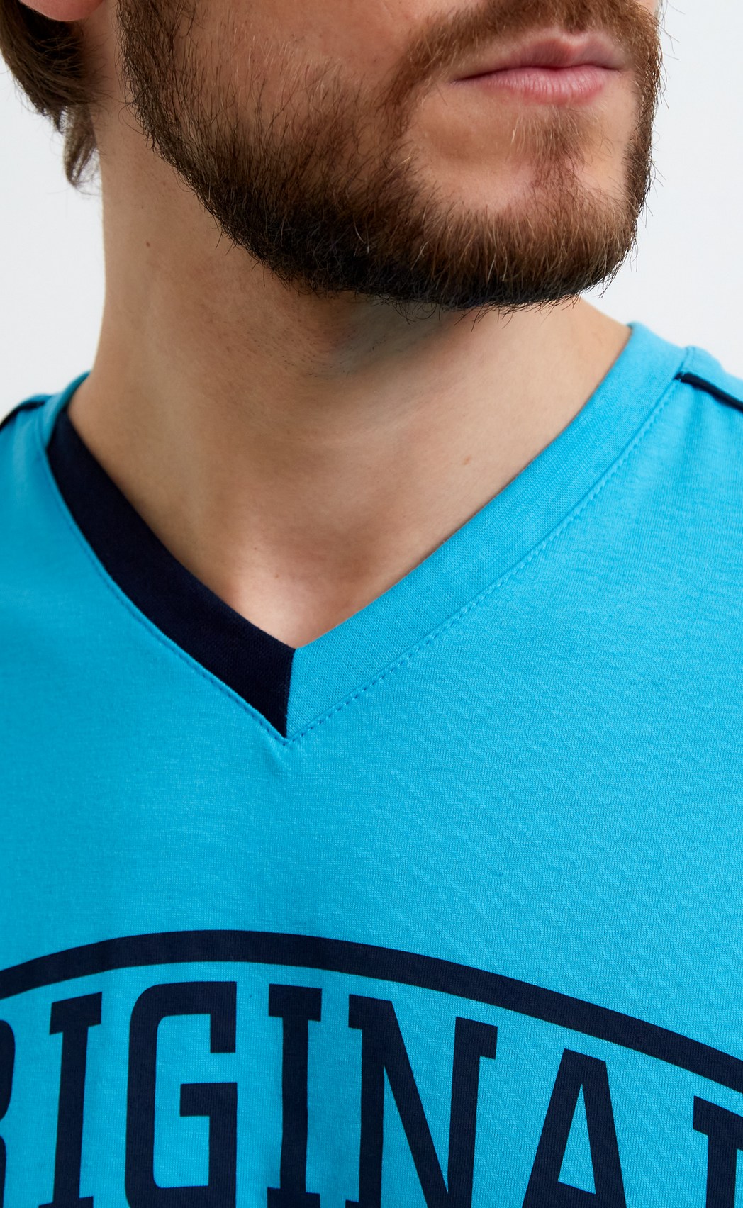 Футболка F911-06-310 turquoise - Fine joyce фото 5