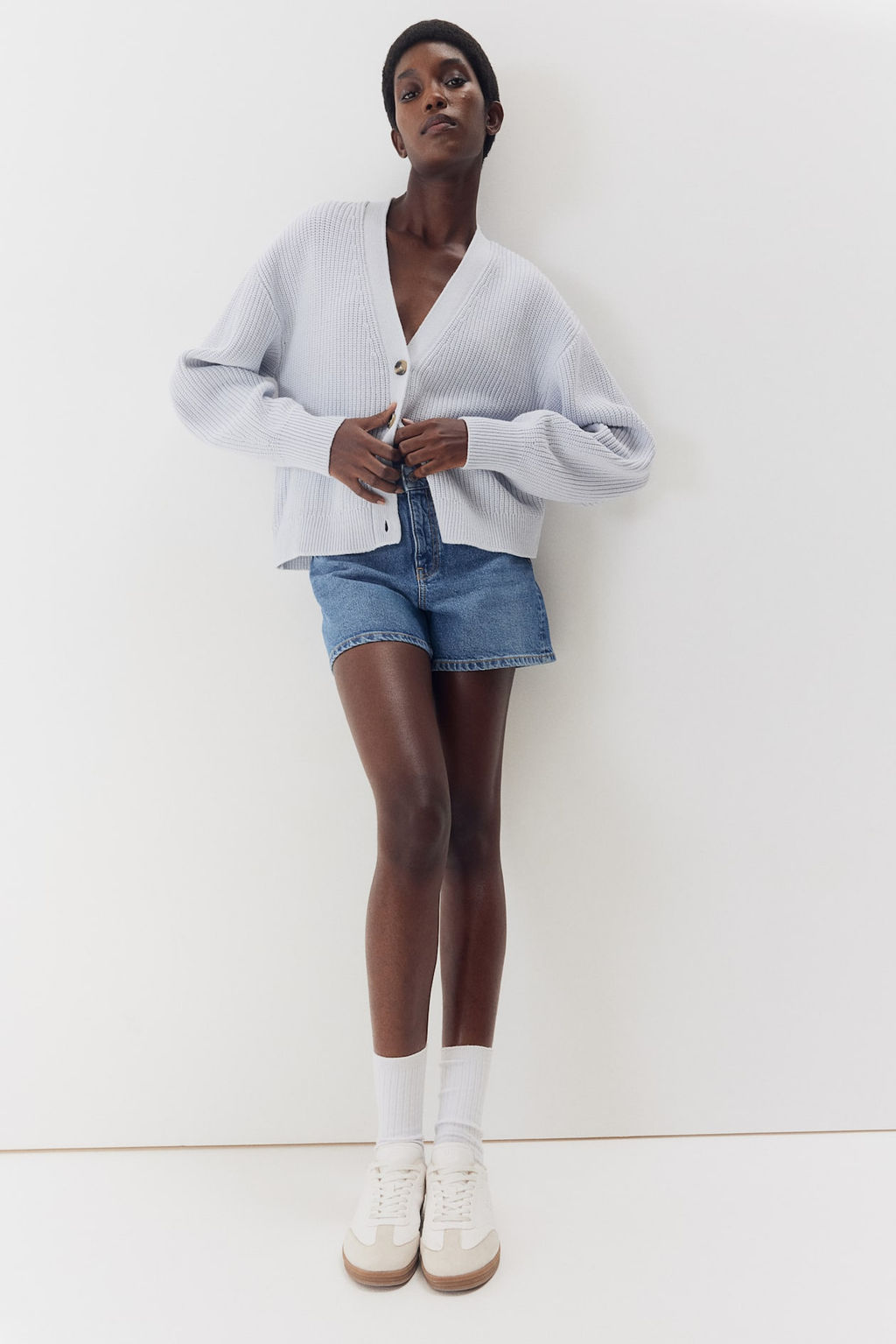 Cardigan en punto de canale