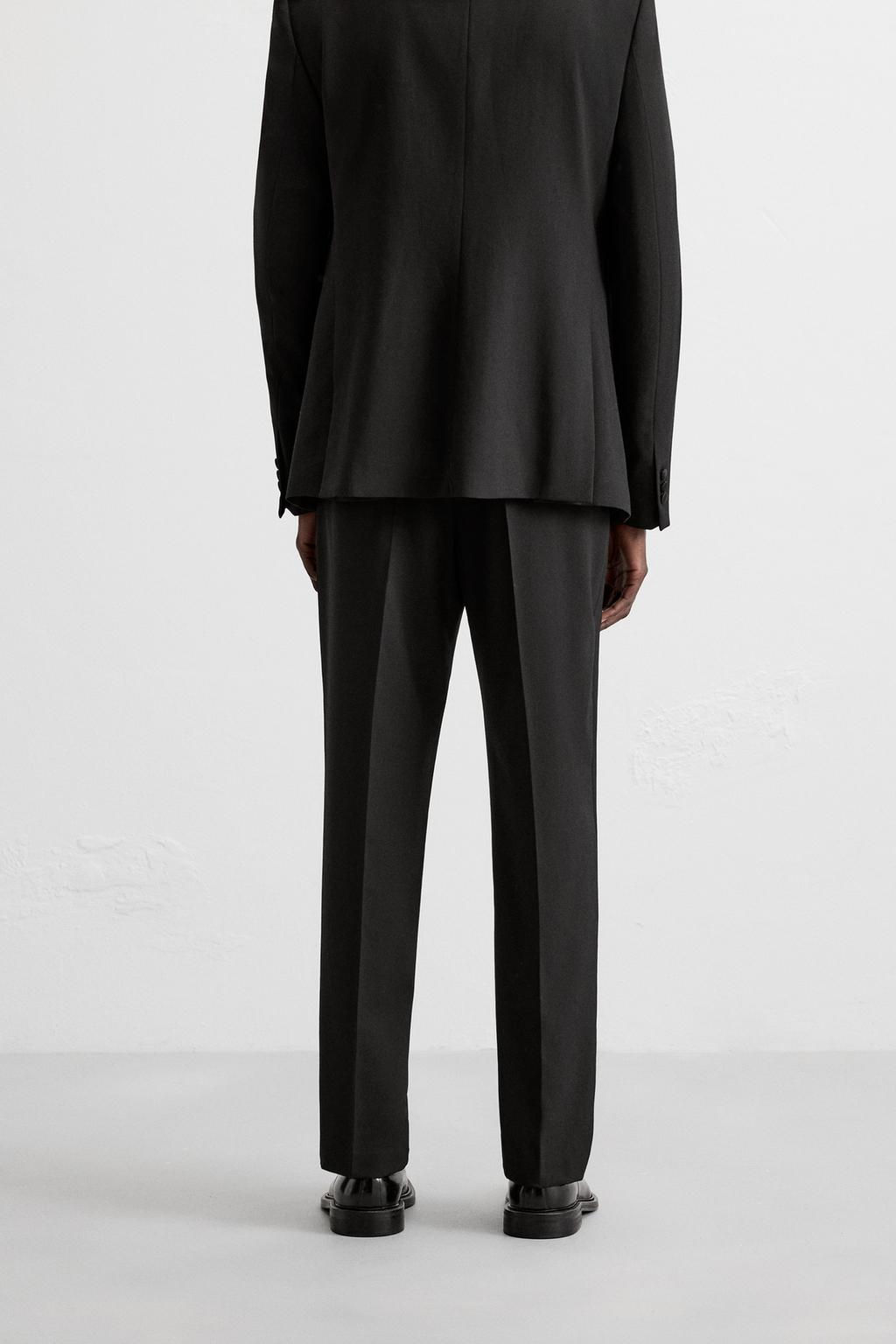 SUIT TUXEDO TROUSERS - Zara фото 3