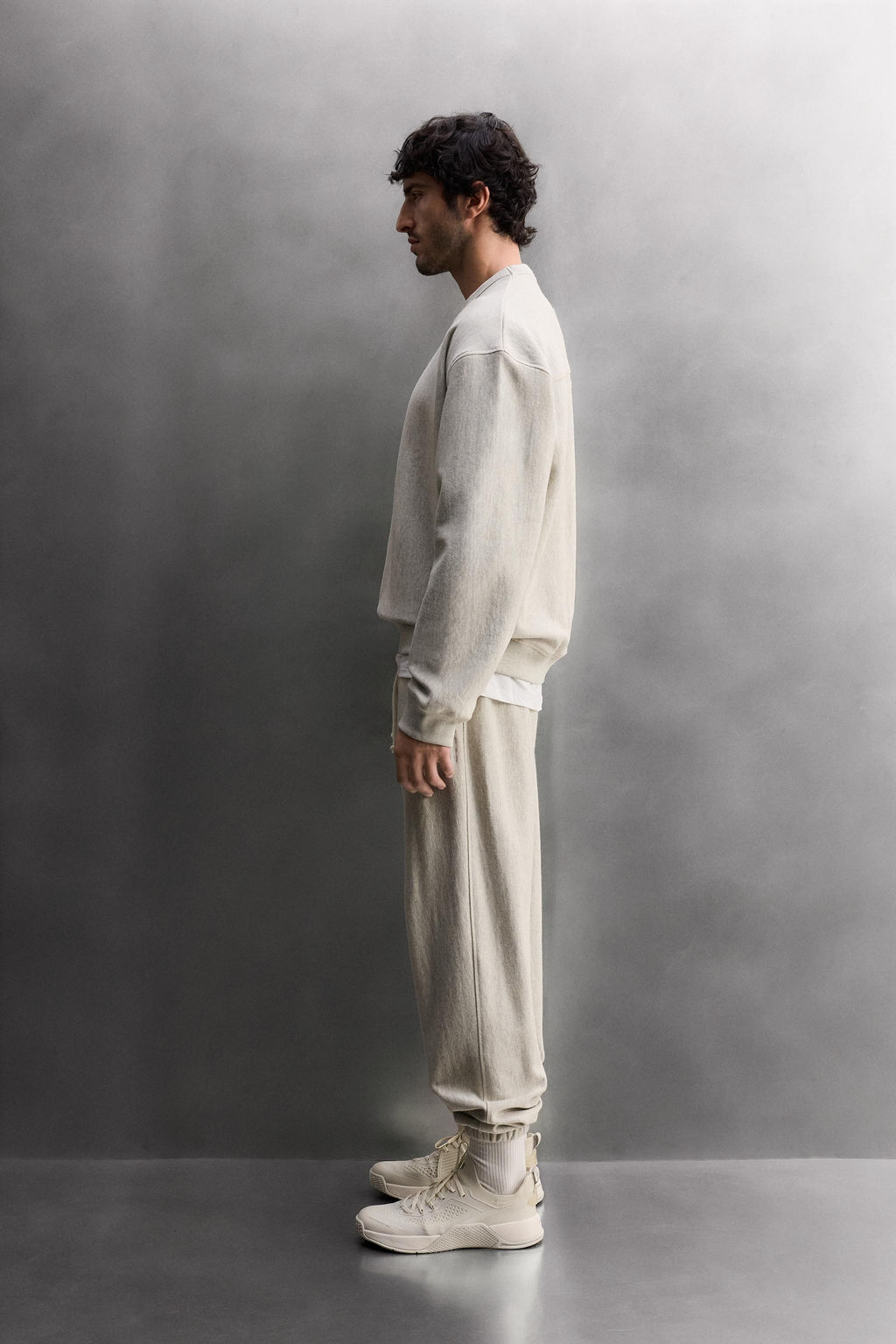 SUDADERA CREWNECK ENTRENAMIENTO / Gris vigor? - Zara фото 4