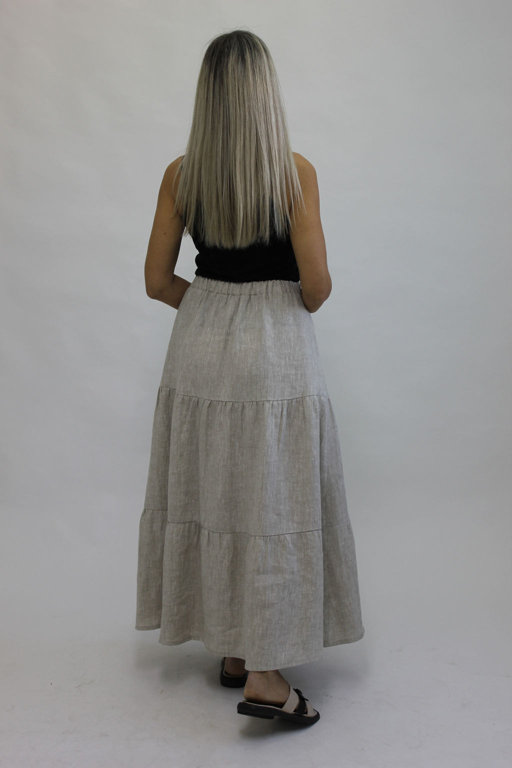 Юбка умягченный лен 100% - Елецкие узоры фото 5