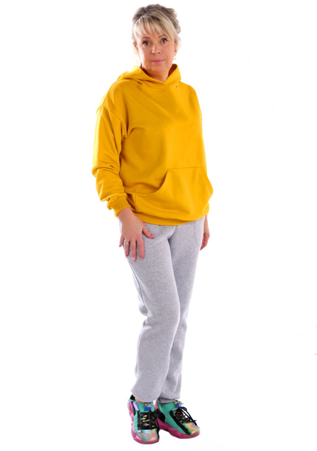 Брюки 3-х нитка серые - Марлен фото 2