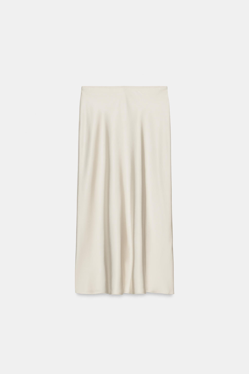 FALDA MIDI SATINADA / Hielo - Zara фото 2