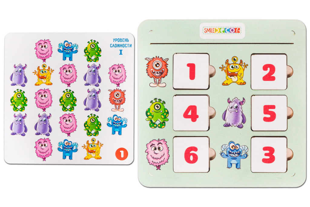 Обучающая игра Математическая шкатулка Монстры - Smiledecor фото 2