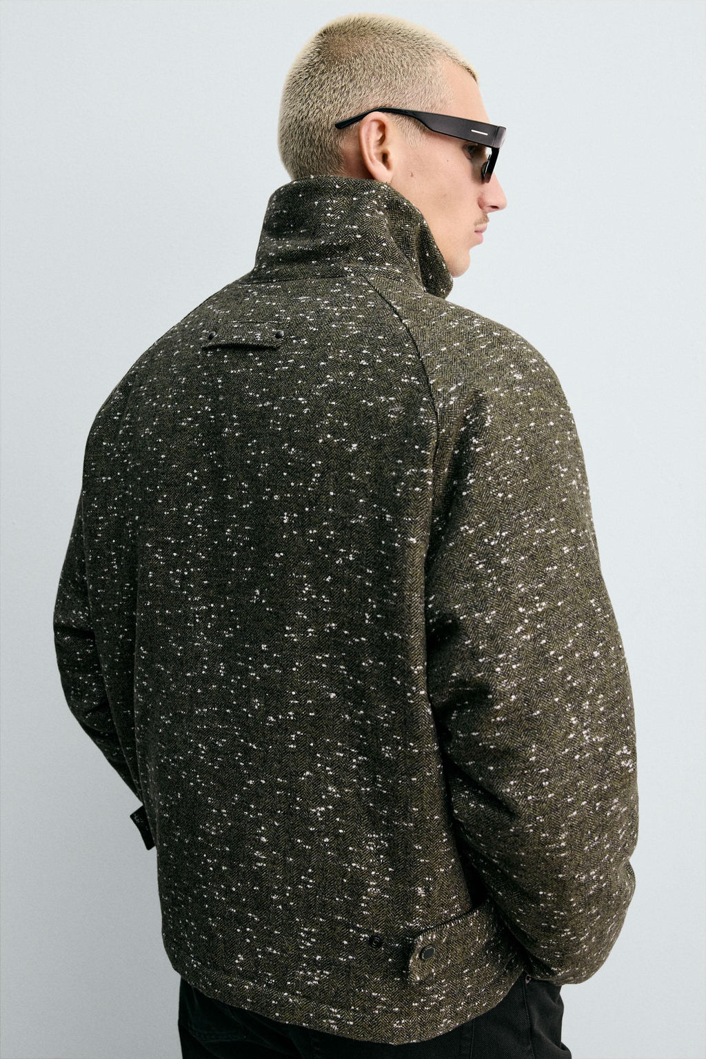 HERRINGBONE TEXTURED JACKET - Zara фото 7