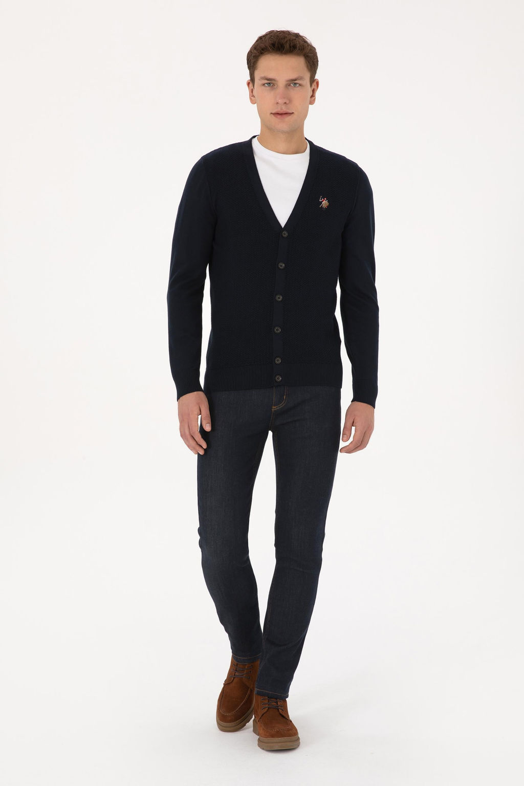 Erkek Lacivert Basic Triko H_rka - U.s. polo assn фото 11