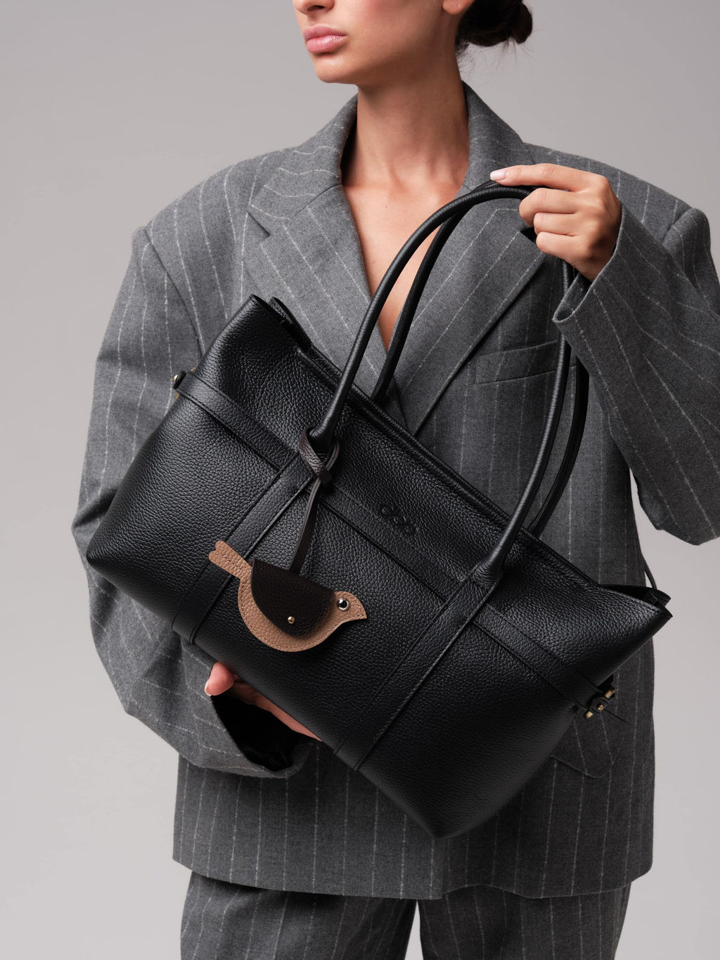 Кожаная сумка Birdy DBR 31229 черный  фото 2