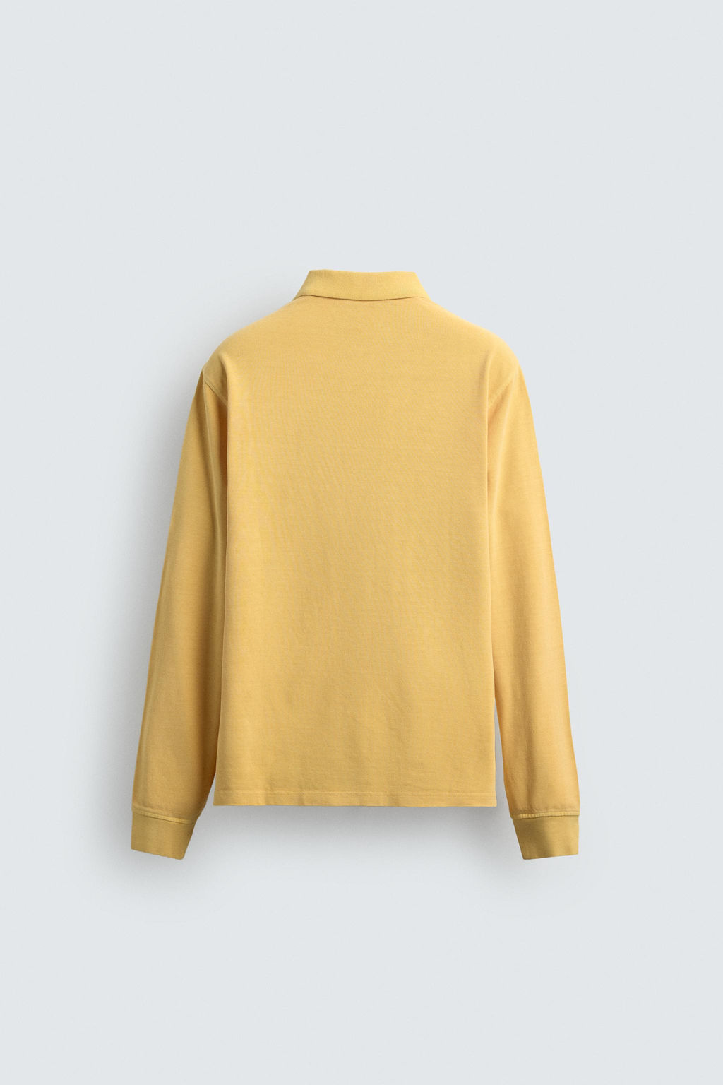 POLO PIQU? REGULAR FIT LAVADO / Amarillo - Zara фото 8