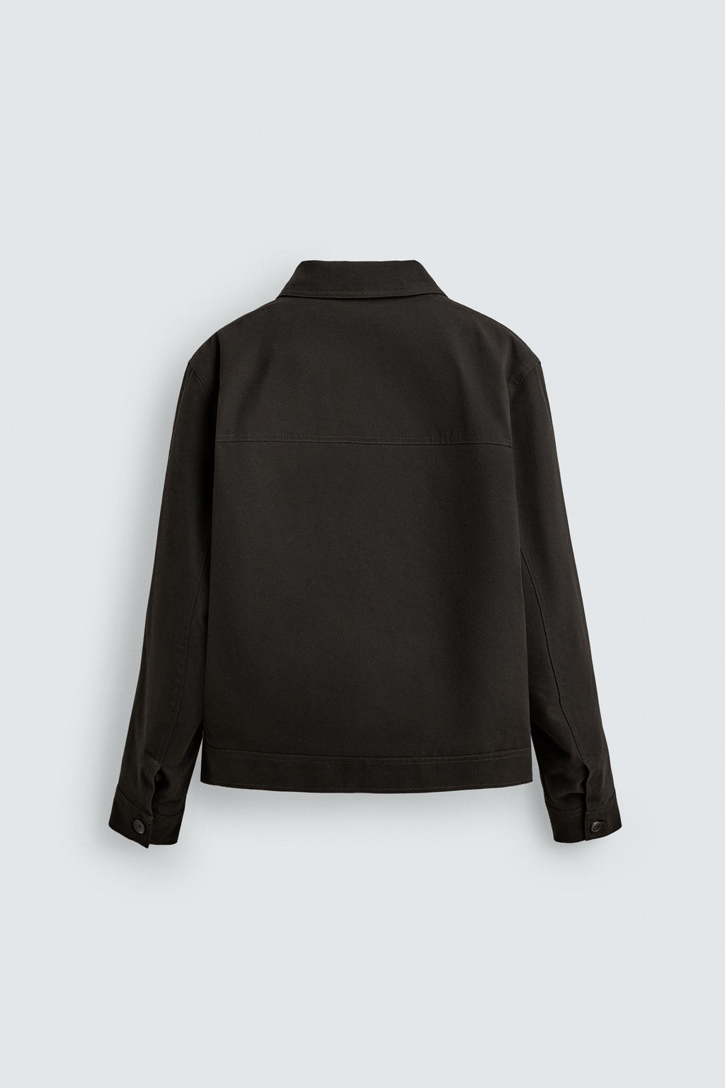 SOBRECAMISA ACOLCHADA BOLSILLOS / Chocolate - Zara фото 8