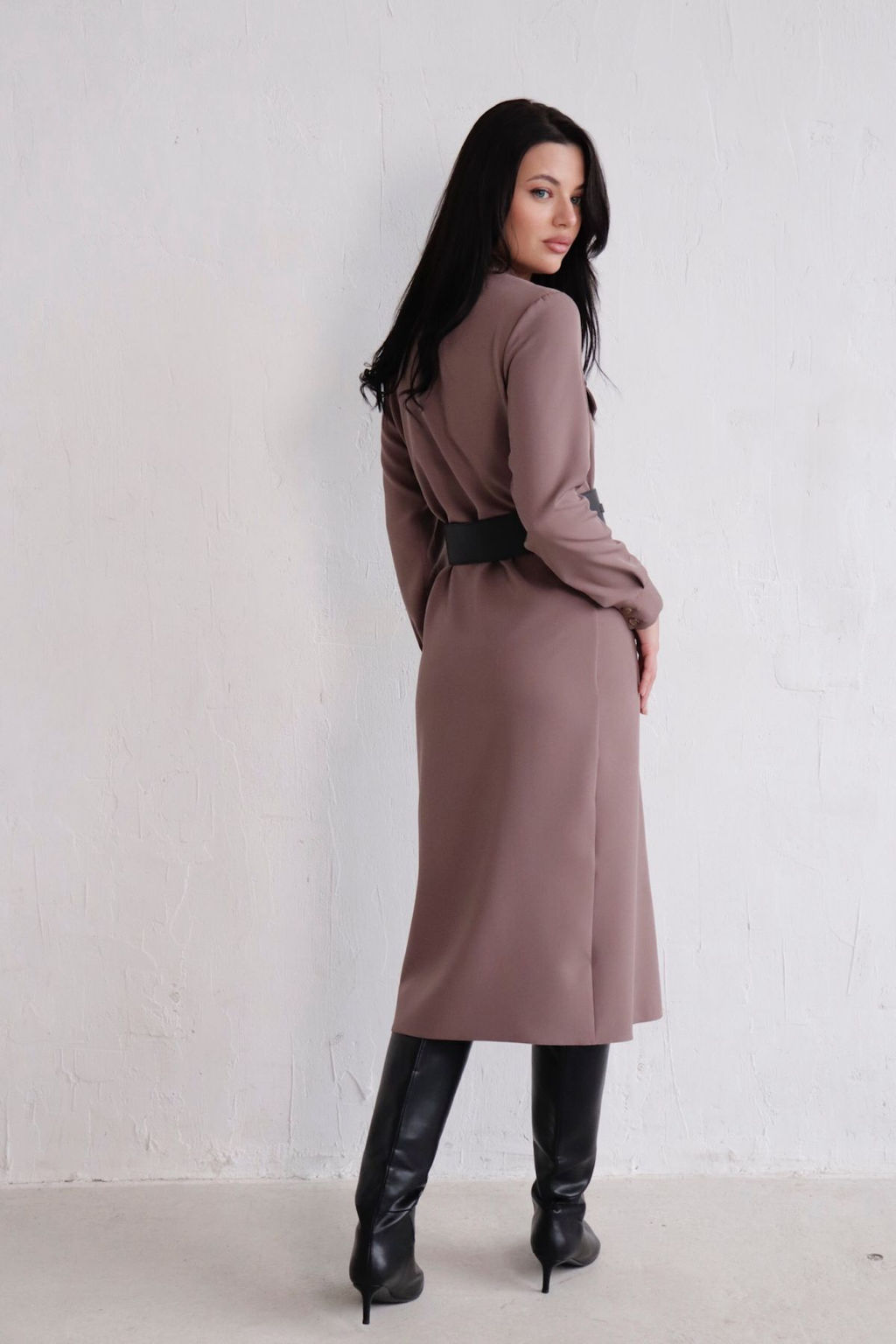 Платье-рубашка с английским воротником - Martichelli фото 325