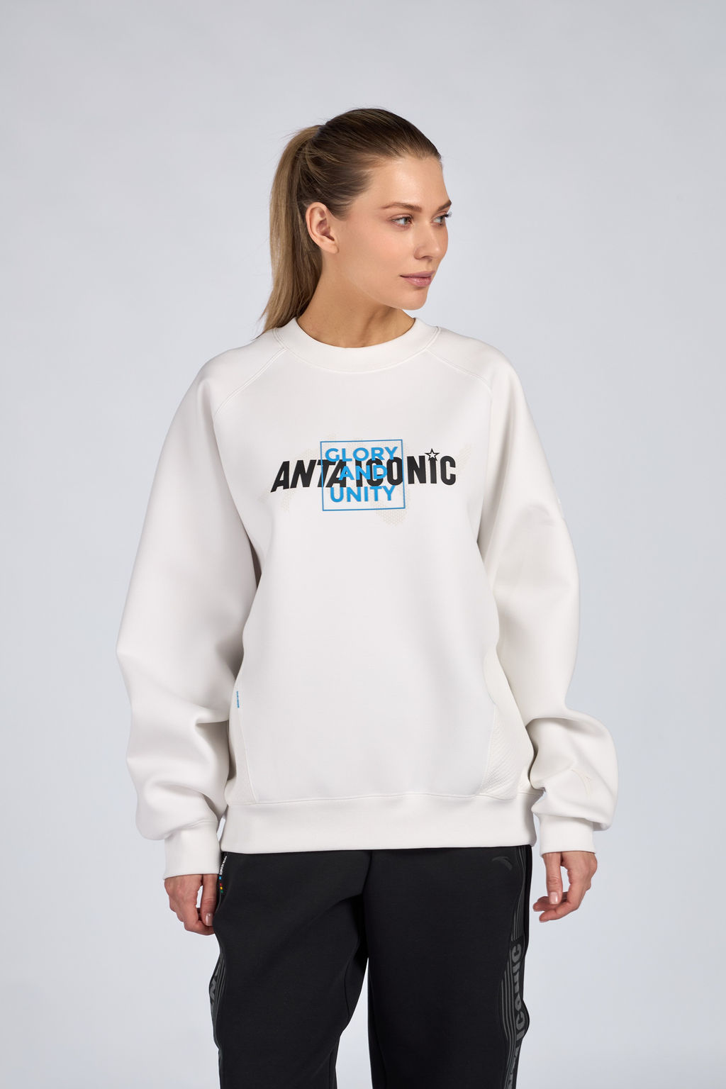 Свитшот Бежевый - Anta фото 3