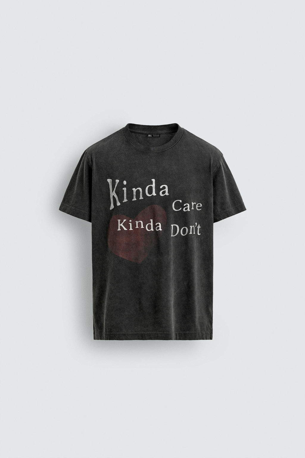 HEART PRINT T-SHIRT - Zara фото 7