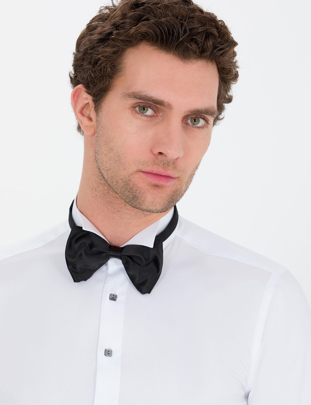 Beyaz Slim Fit Smokin G_mlek