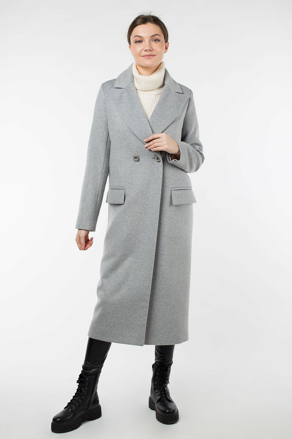 01-09493 Пальто женское демисезонное - El podio фото 2