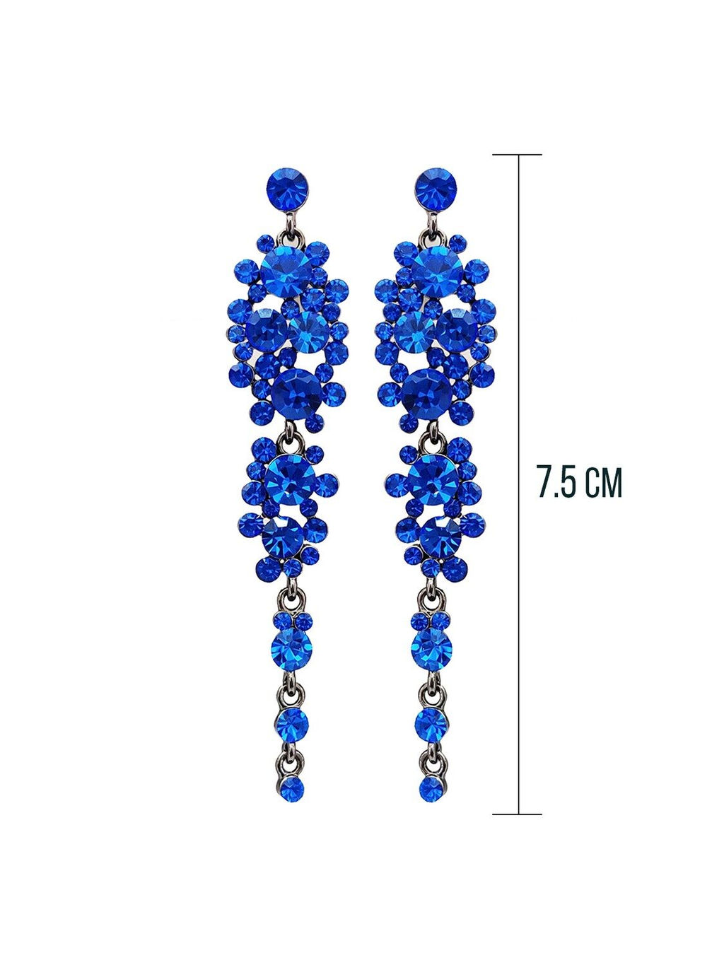 Серьги с чешскими кристаллами