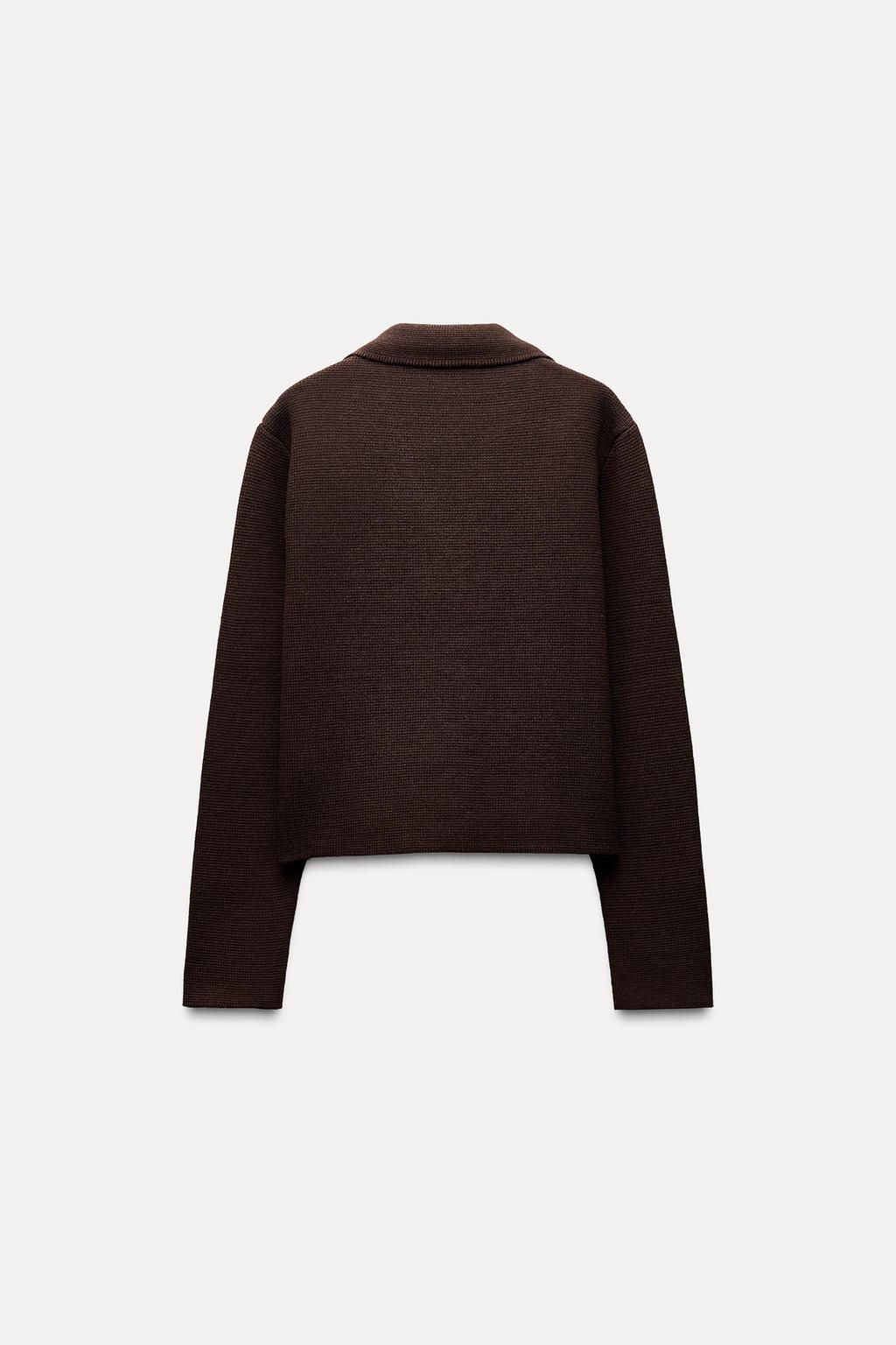 PLAIN KNIT CARDIGAN - Zara фото 4