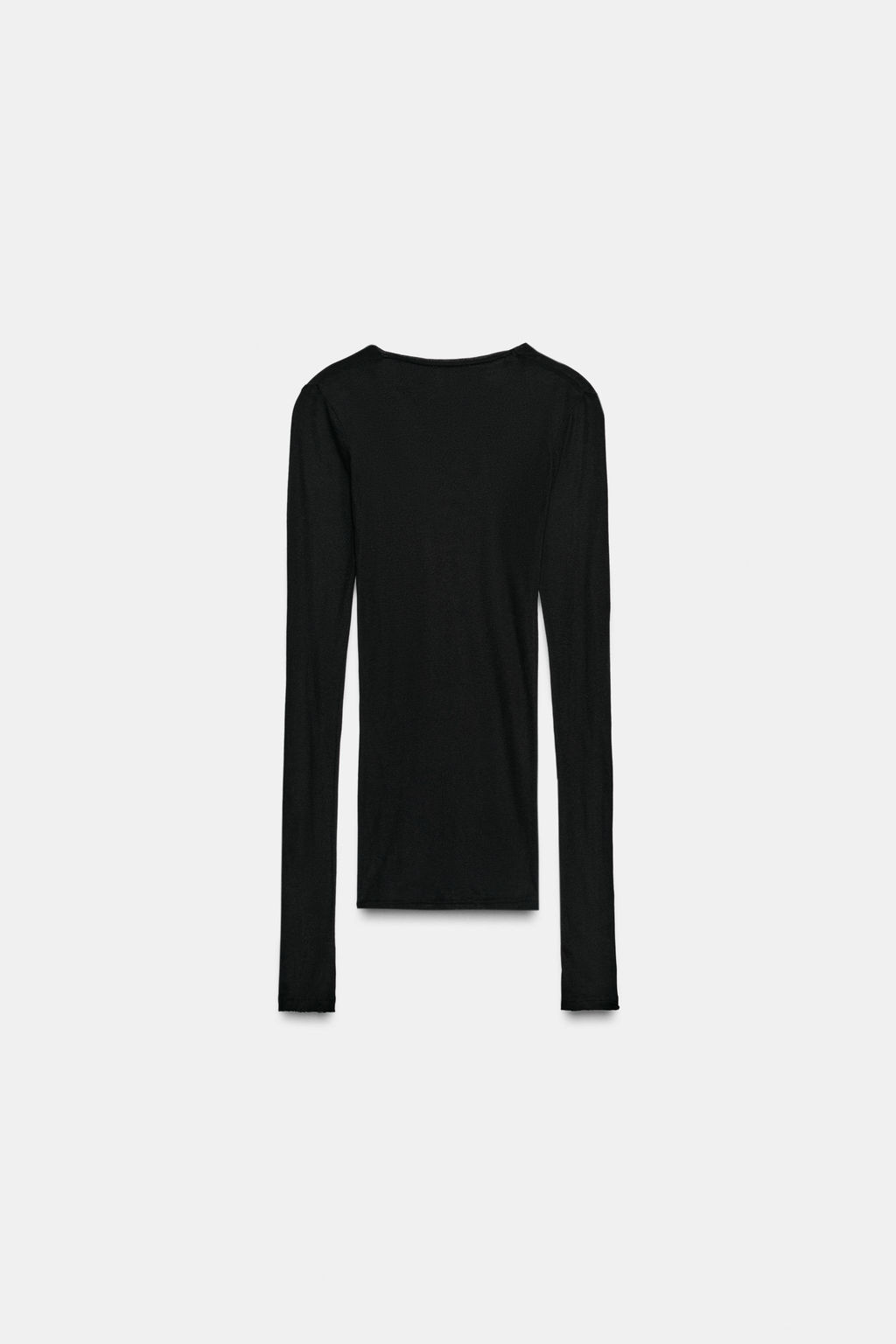 CAMISETA SUPIMA® MANGA LARGA / Negro