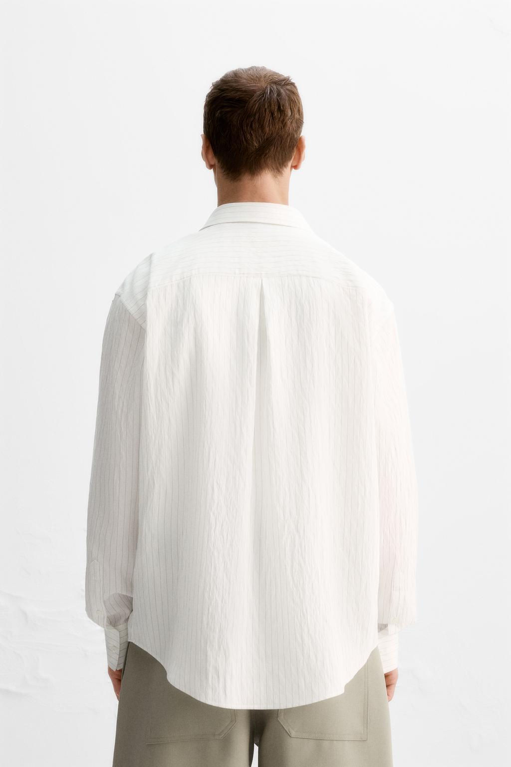 LIMITED EDITION STRIPED SHIRT - Zara фото 3