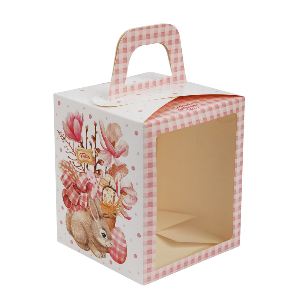 S-CHIEF CBC-010 Коробка под кулич с окном 15 x 15 x 18 см