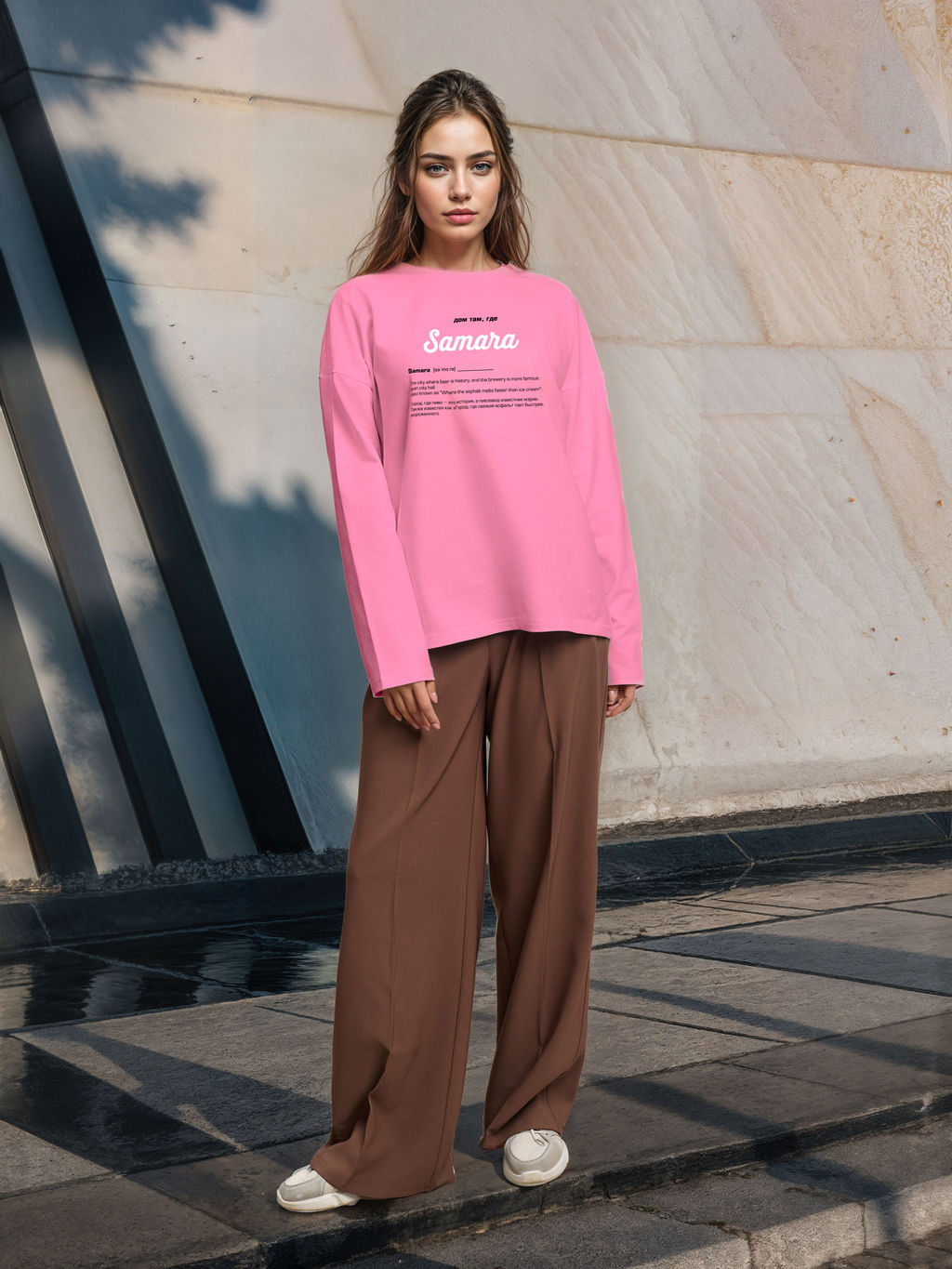 Лонгслив женский Дом там где...Samara - Yollochka фото 5