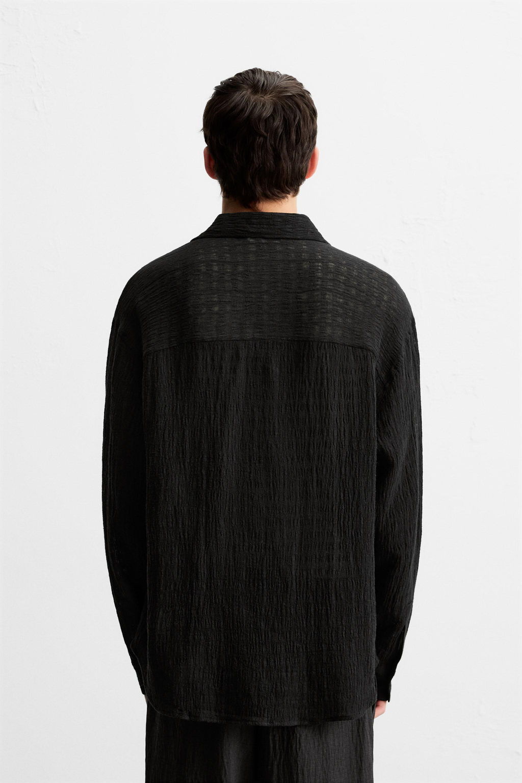 JACQUARD LINEN/COTTON SHIRT - Zara фото 3