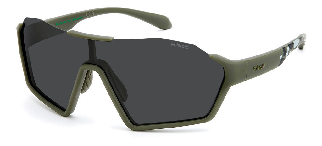 Солнцезащитные очки POLAROID PLD 7062/S Зелёный, мужские