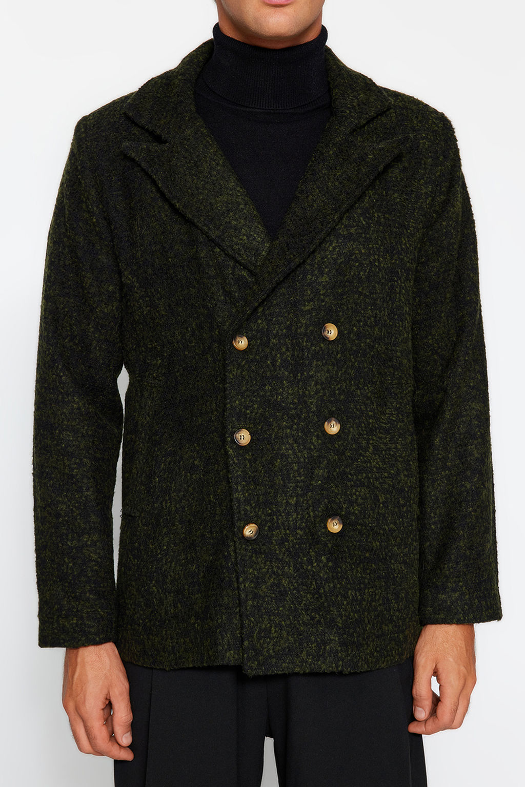 TRENDYOL MAN Haki Regular Fit Kruvaze K?sl?k Kase Kaban TMNAW21KB0027 - Trendyolmilla фото 4