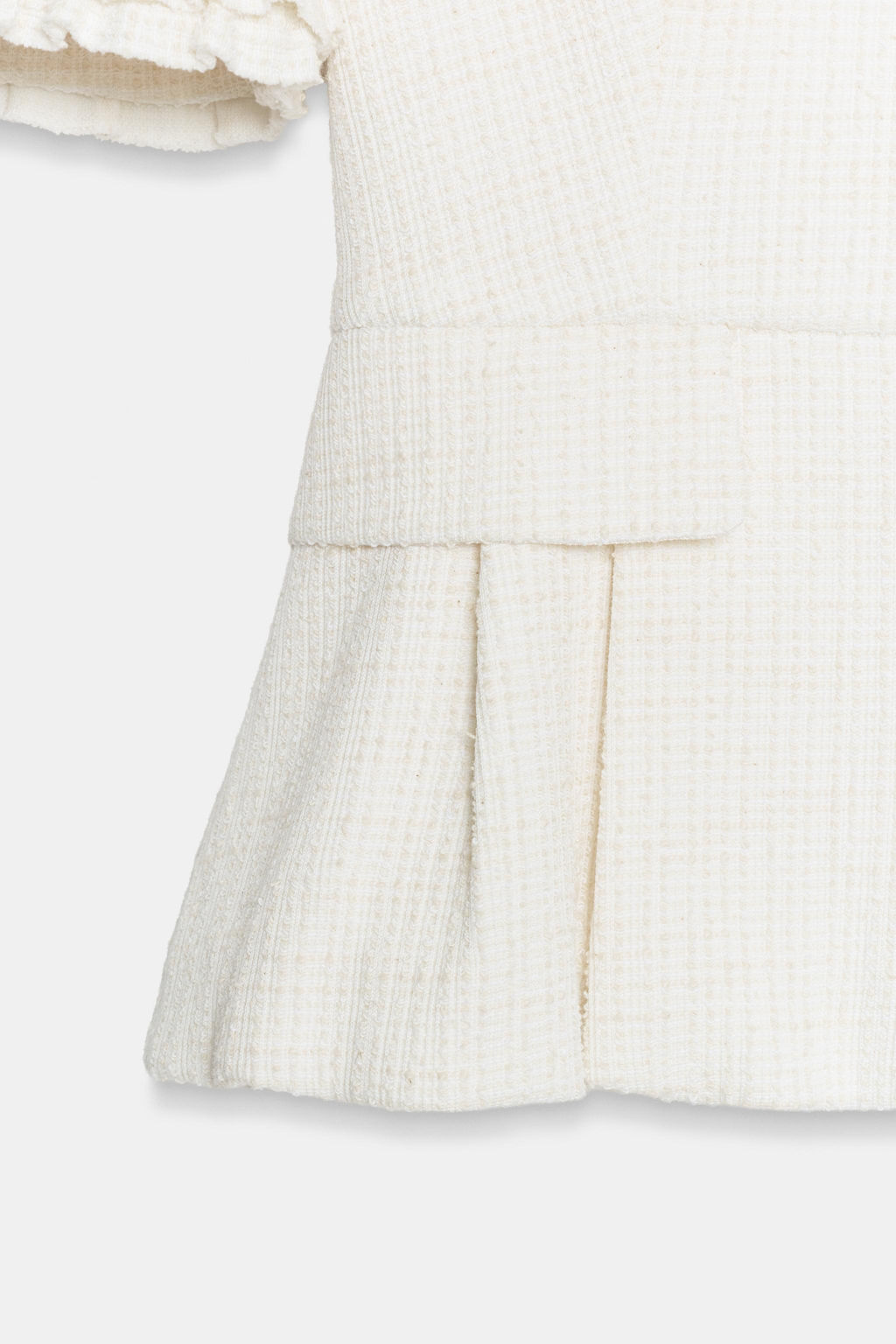 CHAQUETA PEPLUM VOLANTES MANGA CORTA / Crudo - Zara фото 10