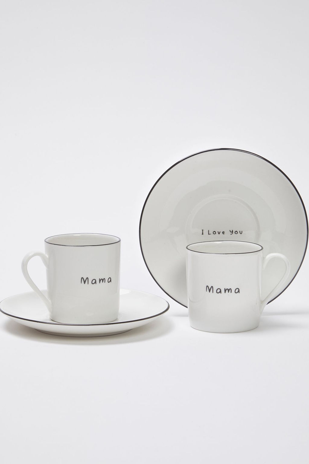 Trendyolmilla Home 2li Porselen Fiyonk/Kurdele Bask?l? Kahve Fincan? TPHSS25KFC00005 фото 6