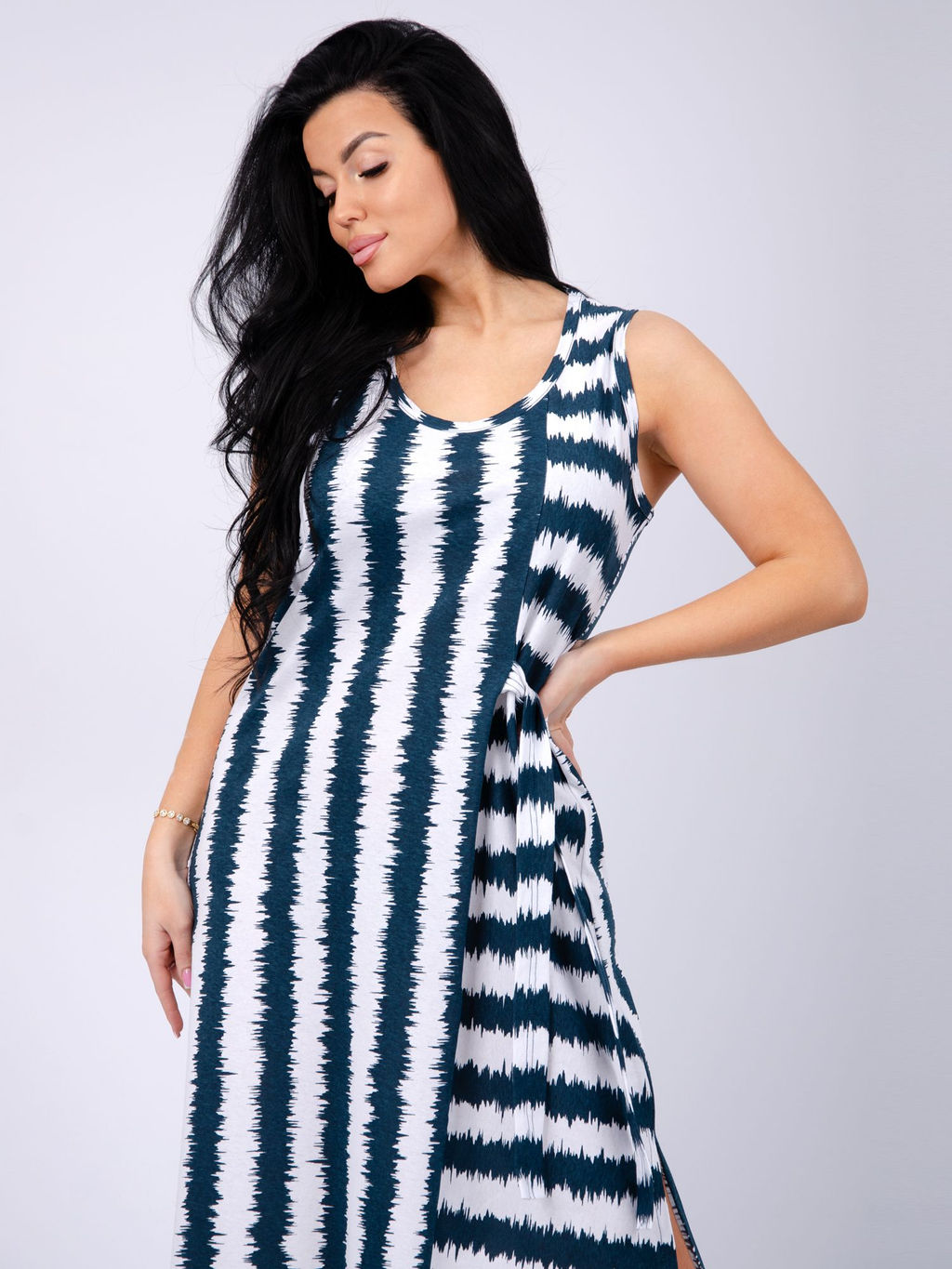 Сарафан "Бали" изумруд, трикотаж