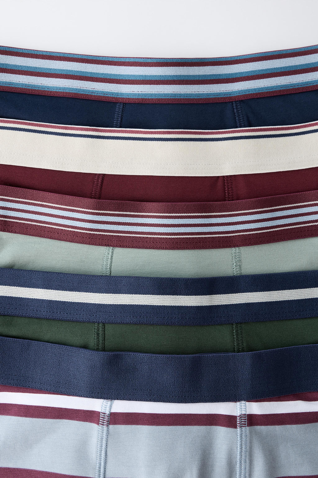 AGES 6-14 / PACK OF FIVE PAIRS OF STRIPED AND NUMBERED BOXERS - Zara фото 2