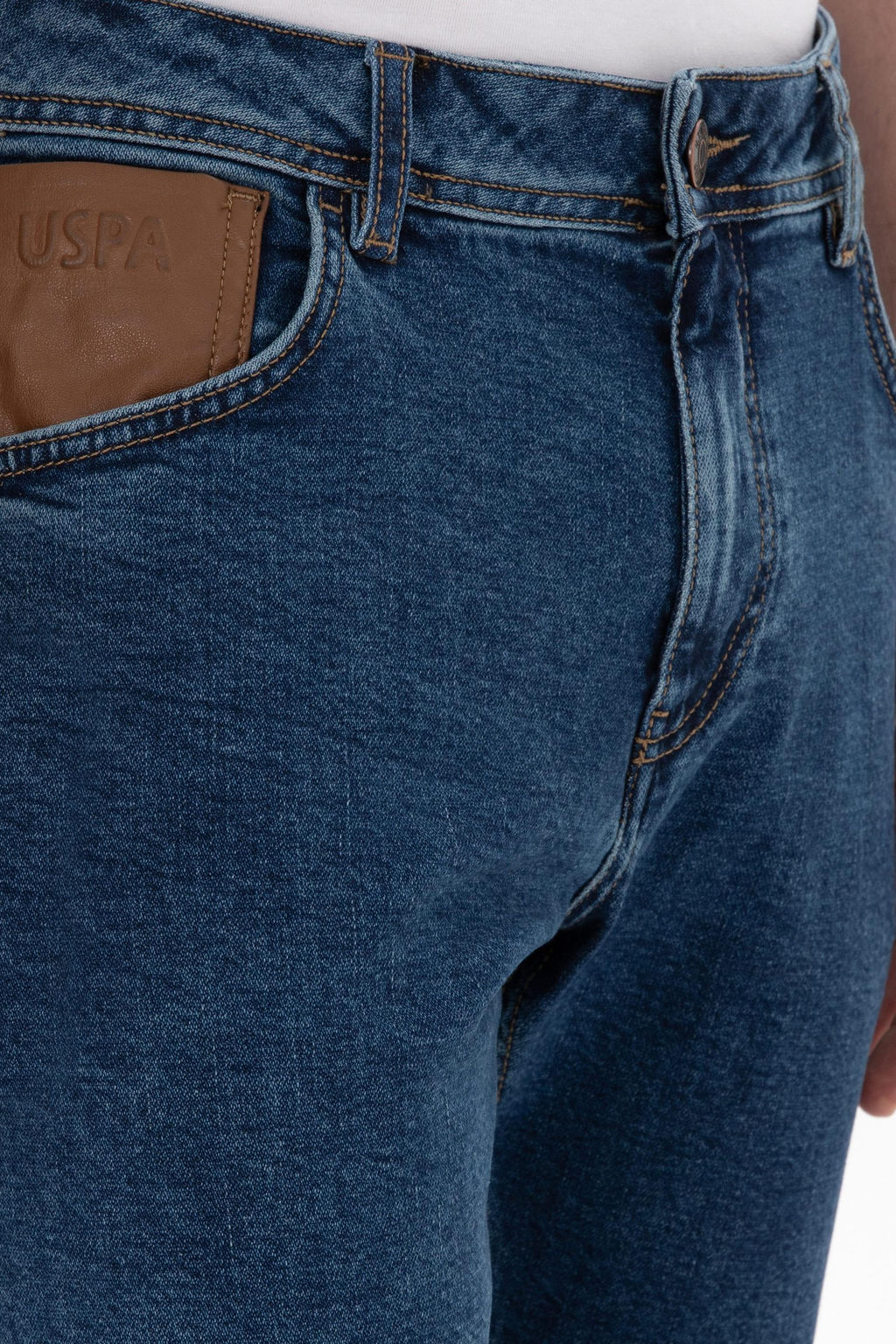 Мужские темно -синие джинсы брюки Неожиданная скидка в корзине - U.s. polo assn фото 5