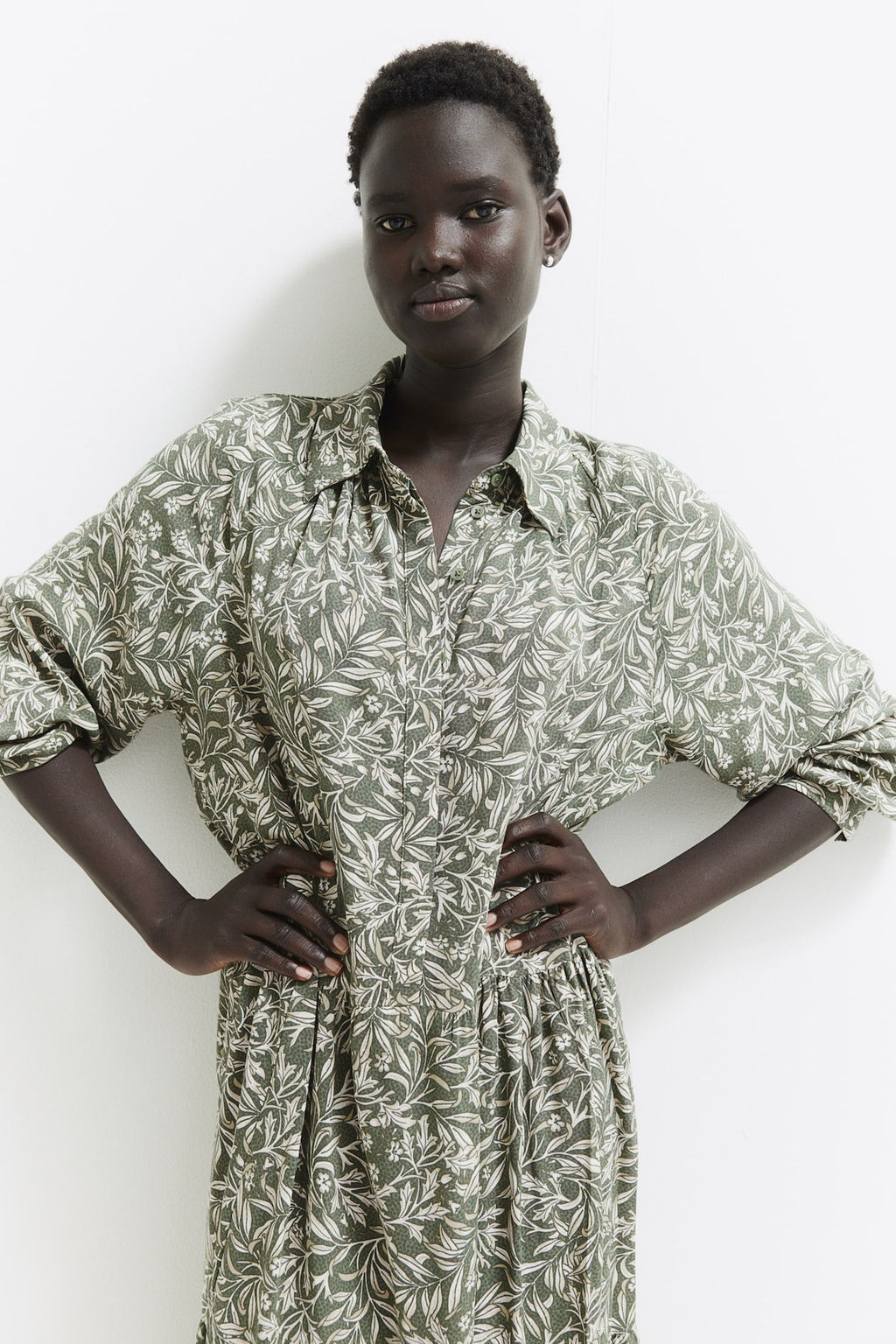 Vestido camisero midi - H&m фото 2