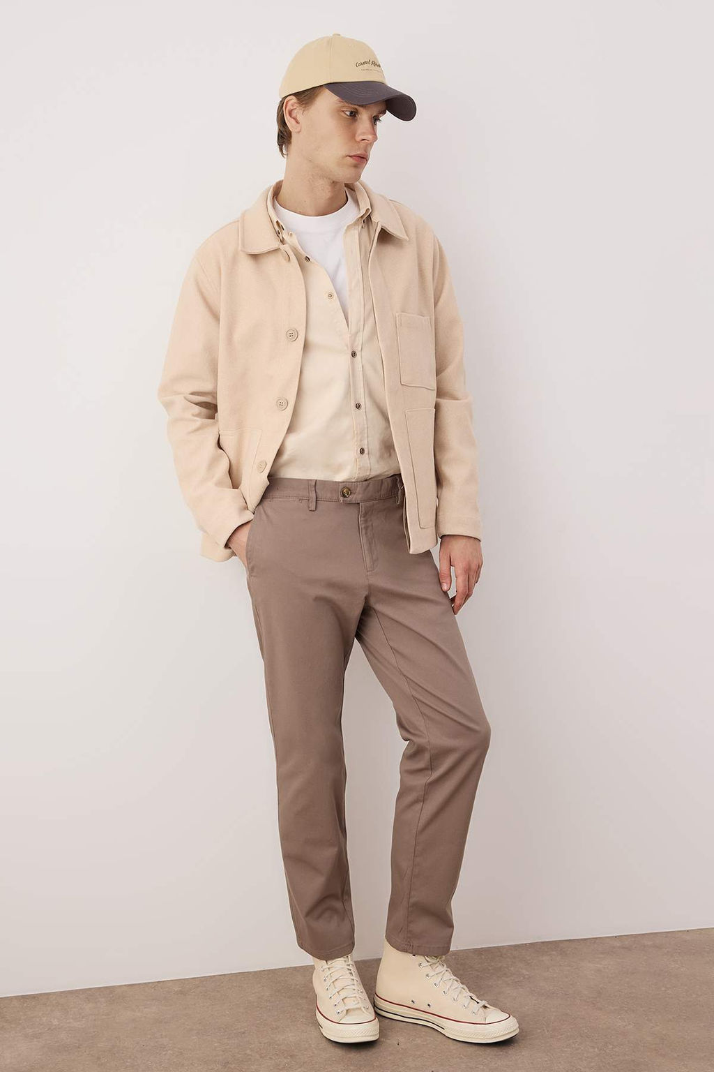 Tas Erkek Dokulu Kumas Pantolon TMNAW26PL00029