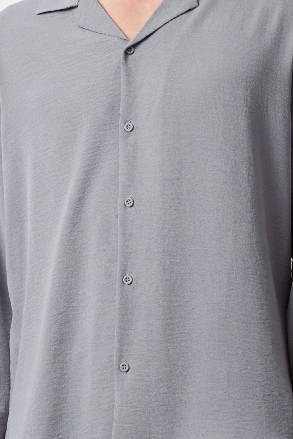 TRENDYOL MAN Beyaz Oversize Fit Apas Yaka Yazl?k Keten Gorunumlu Gomlek TMNSS23GO00053 - Trendyolmilla фото 72