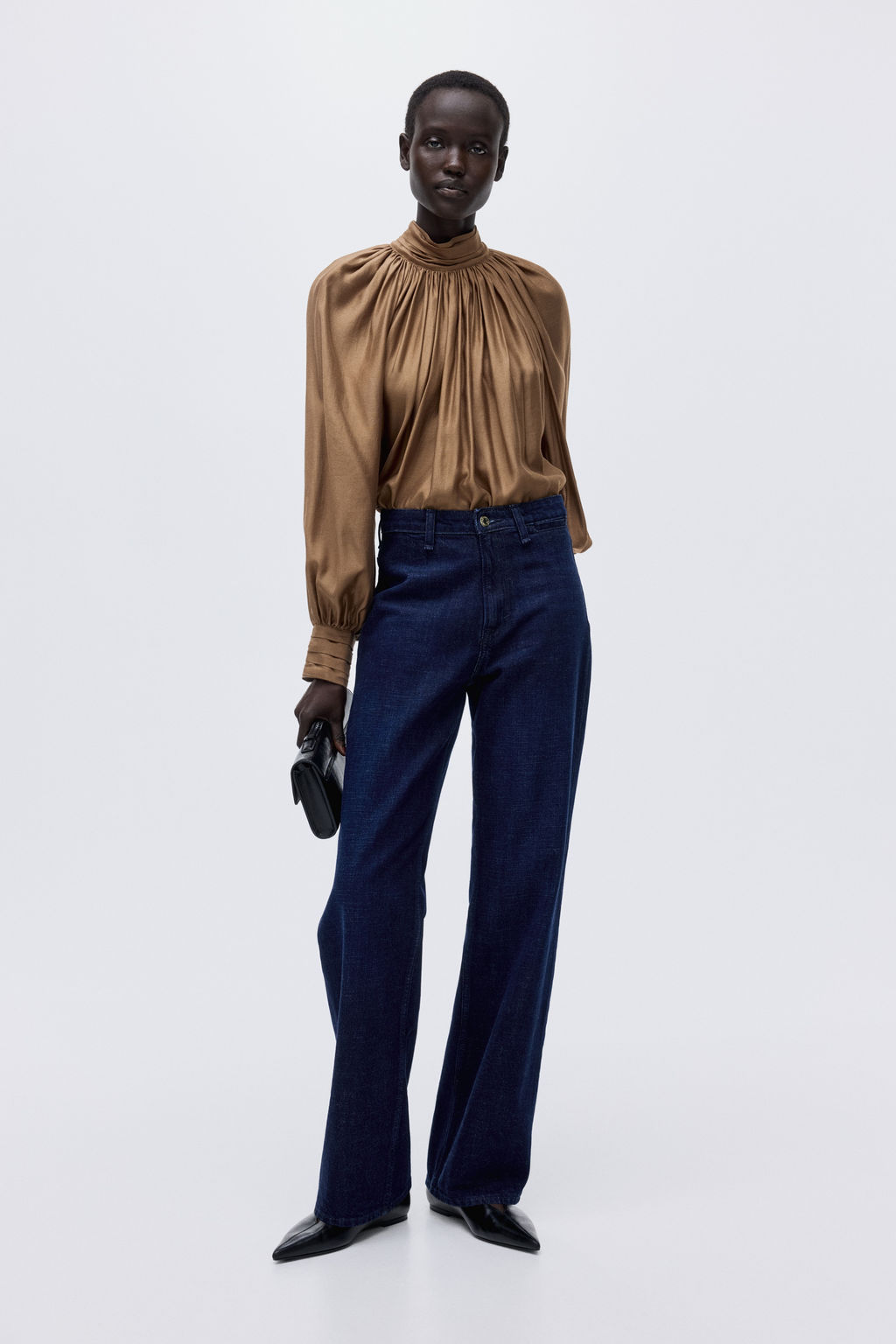 Straight High Jeans - H&m фото 5