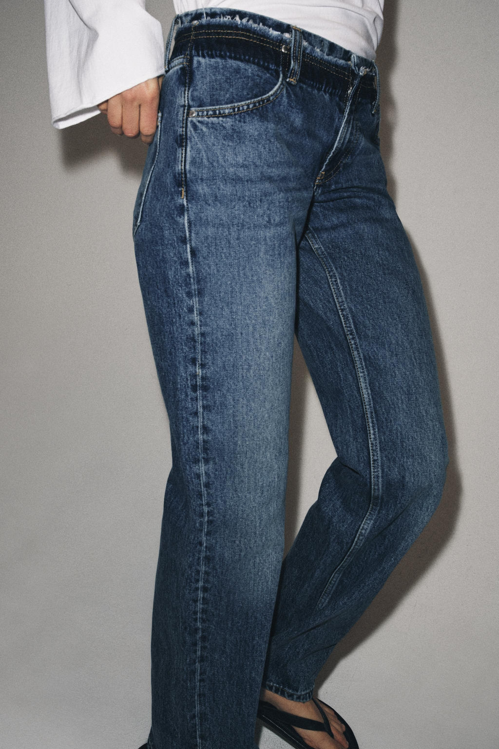 JEANS ZW COLLECTION RECTOS TIRO BAJO / Azul - Zara фото 2