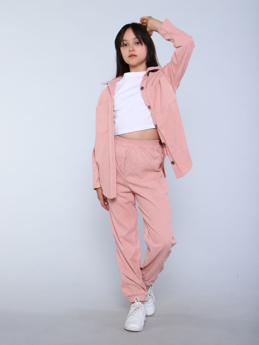 Костюм для девочки мальчика Вельвет Ладошки  фото 4